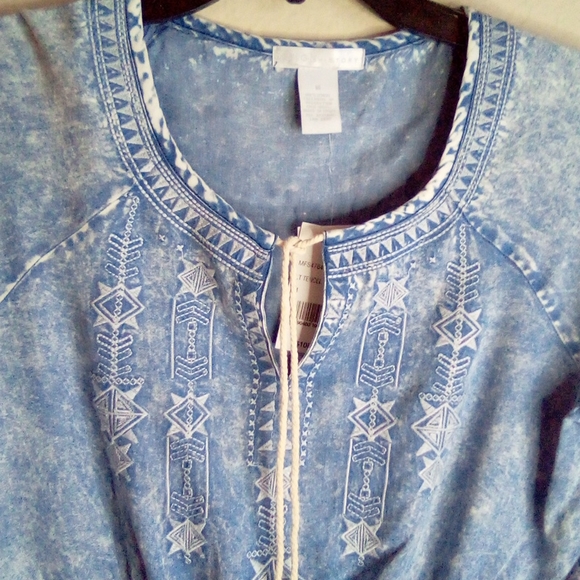 Nwt Design History acid wash embroidered dress - Picture 6 of 13